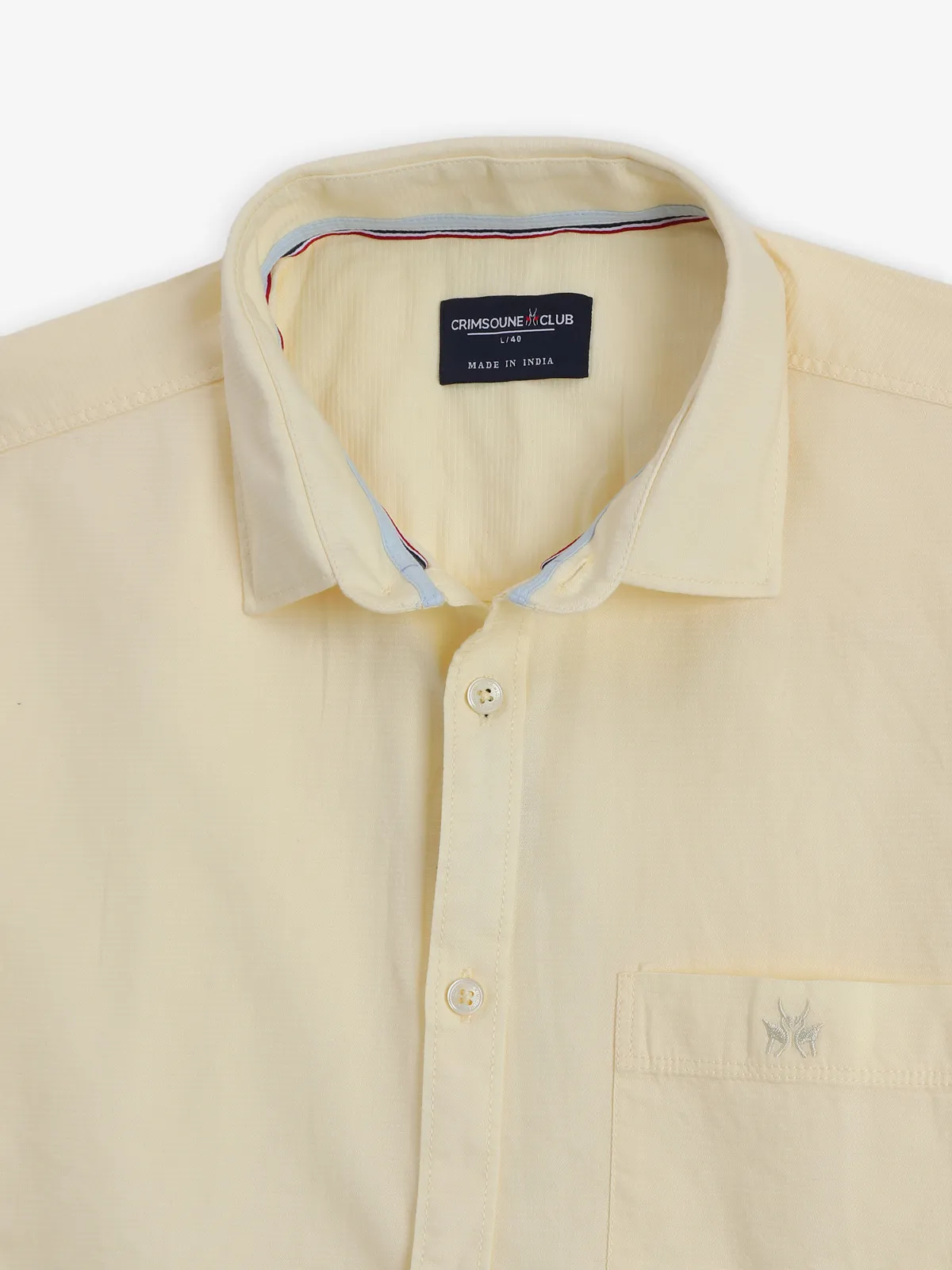 CRIMSOUNE CLUB light yellow shirt