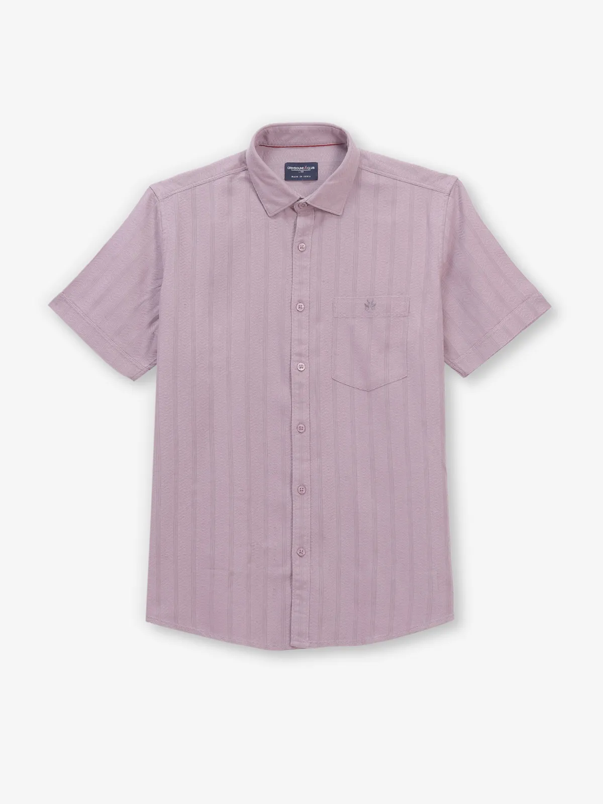 CRIMSOUNE CLUB mauve purple shirt