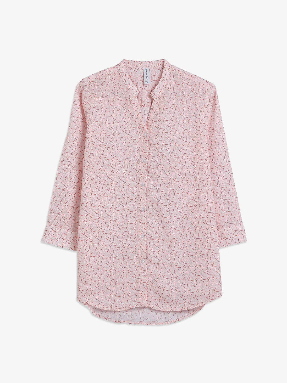 Crimsoune Club peach printed shirt