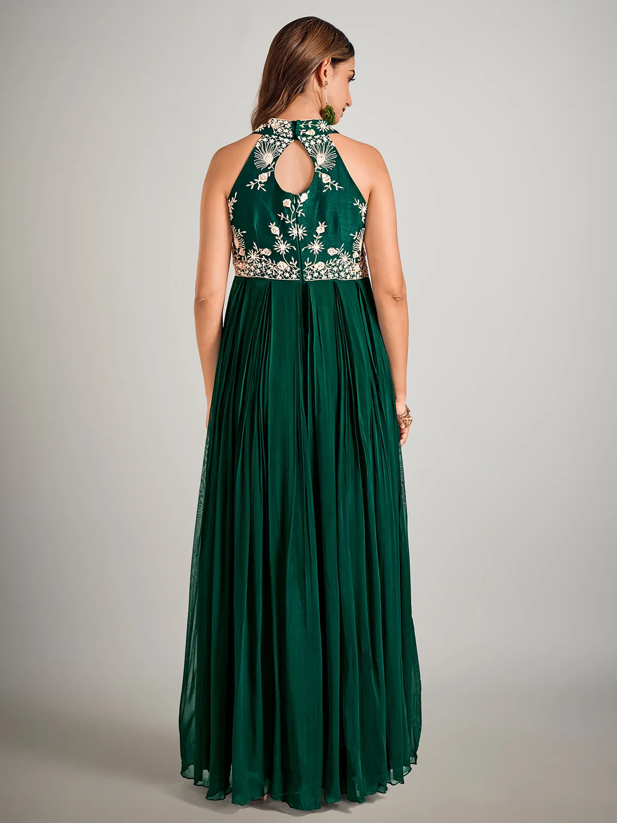 Dark green designer suit for wedding