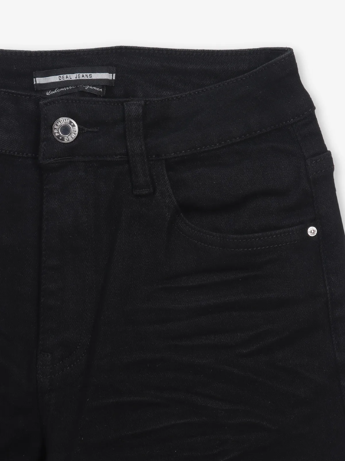 DEAL black denim solid jeans
