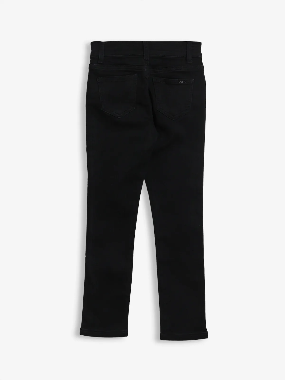 Deal black solid casual jeans