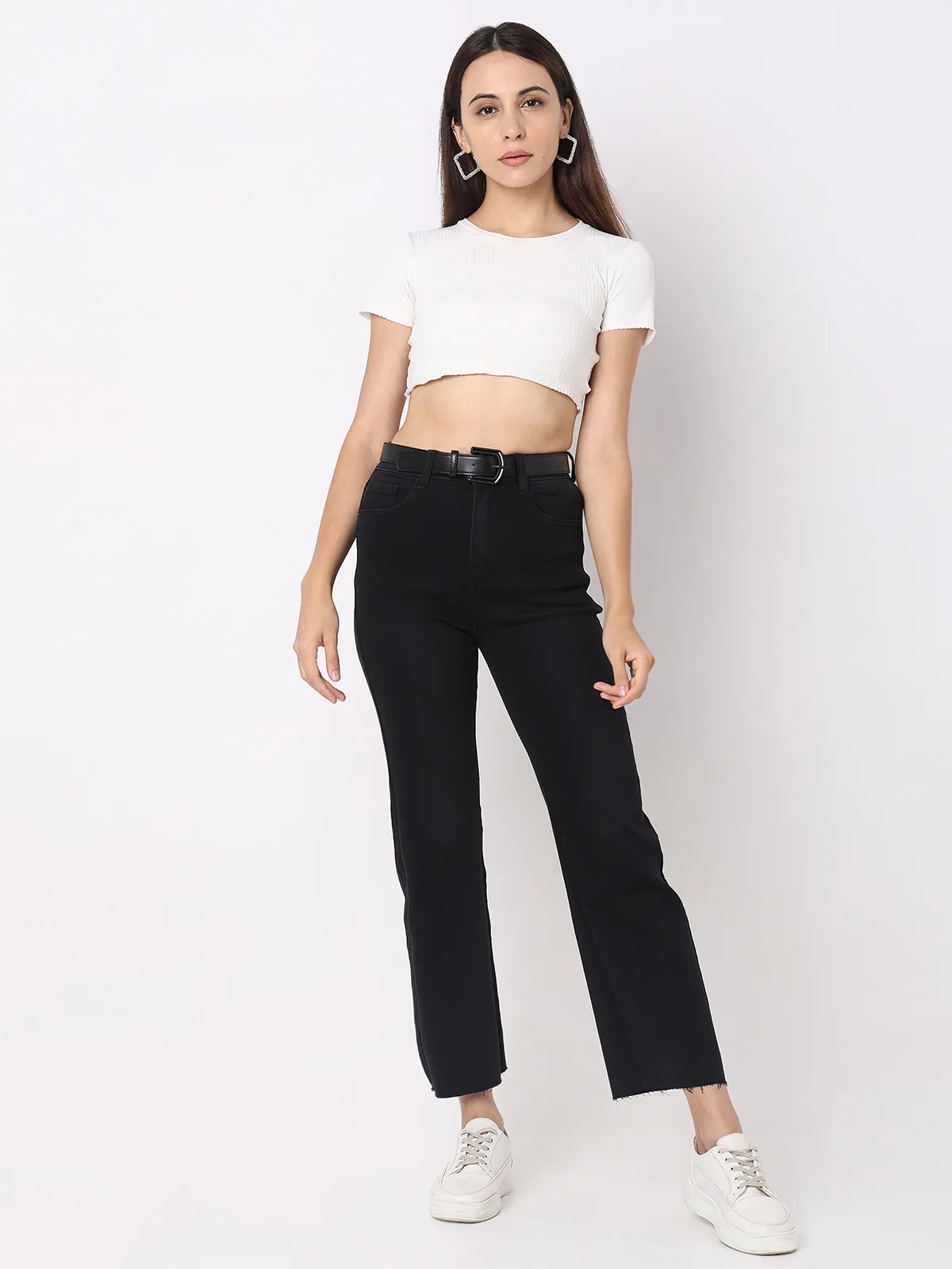 DEAL classy black solid jeans