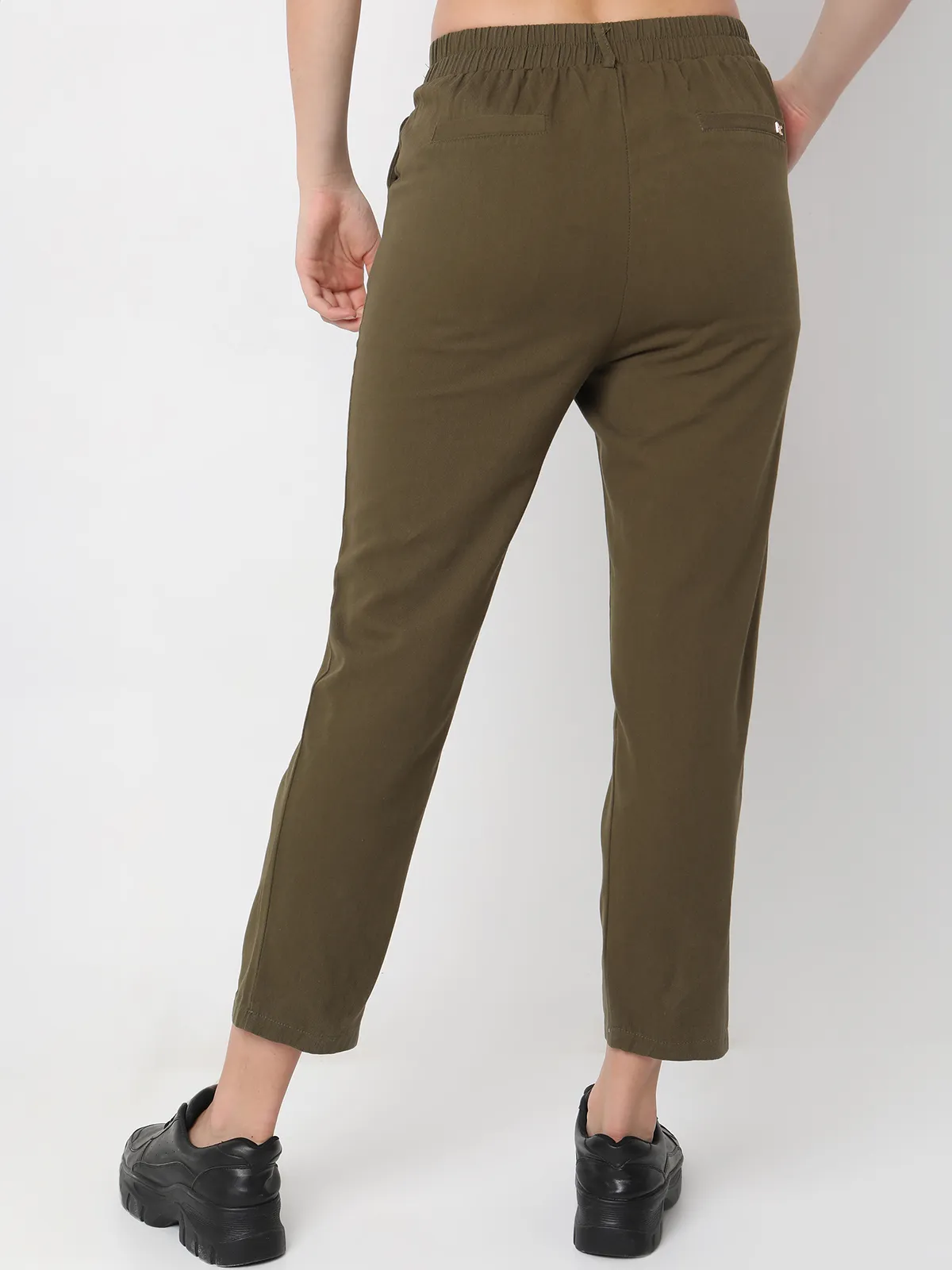 Deal cotton olive pant