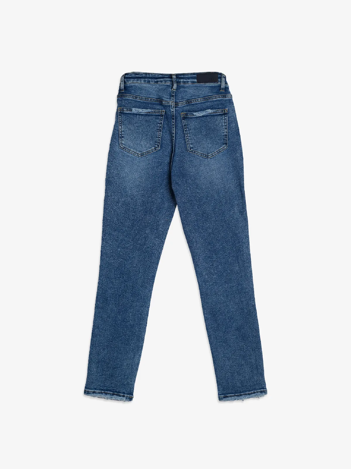 Deal dark blue washed casual jeans