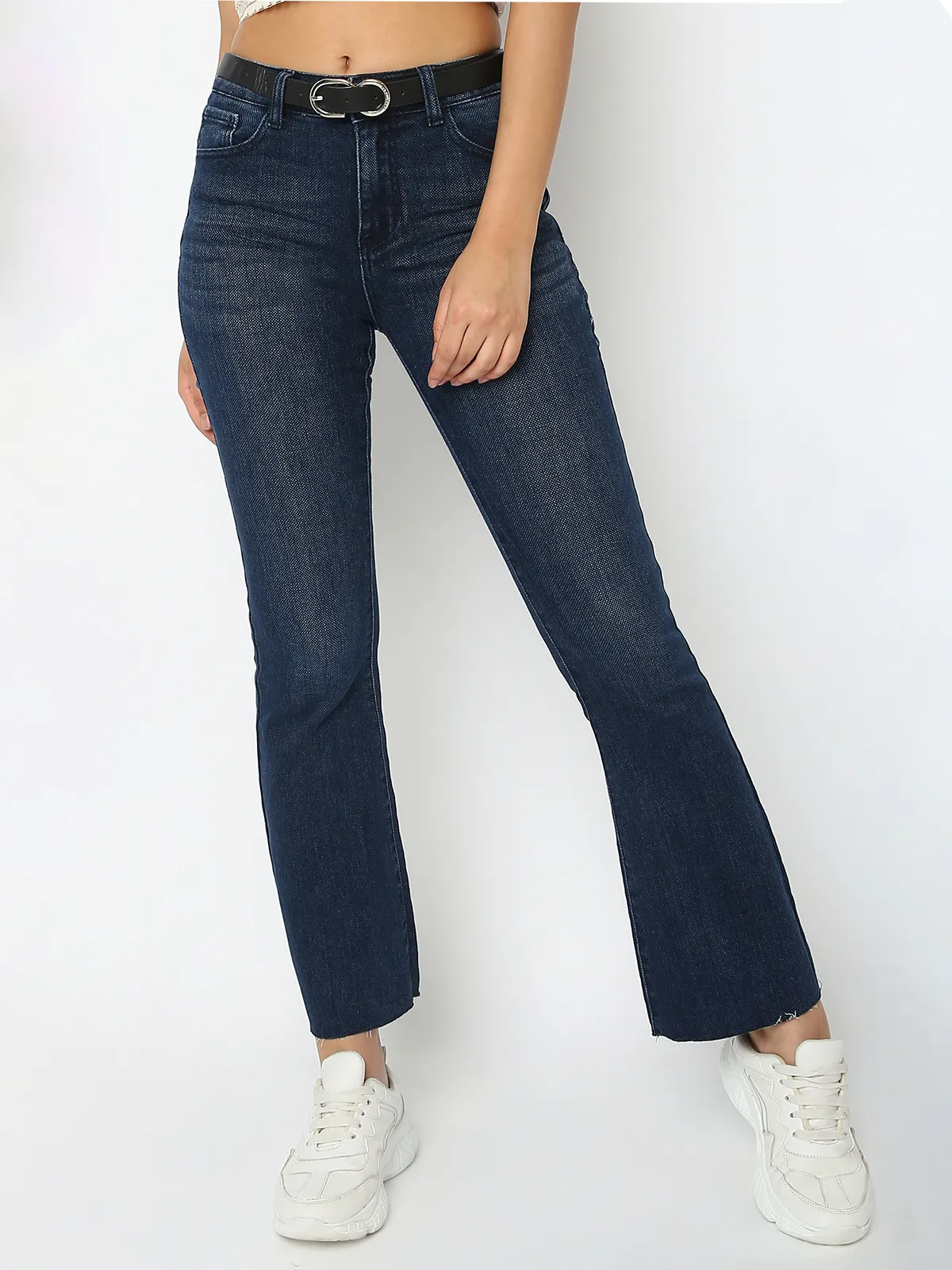 Deal dark blue washed denim jeans