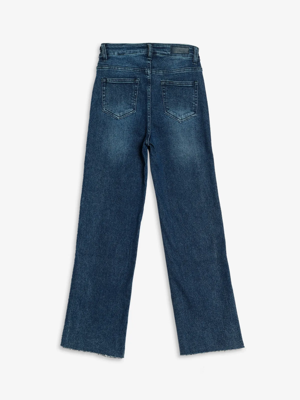 Deal dark blue washed straight jeans