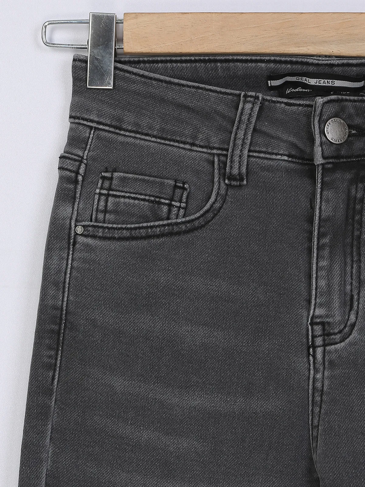 Deal dark grey washed style jeans