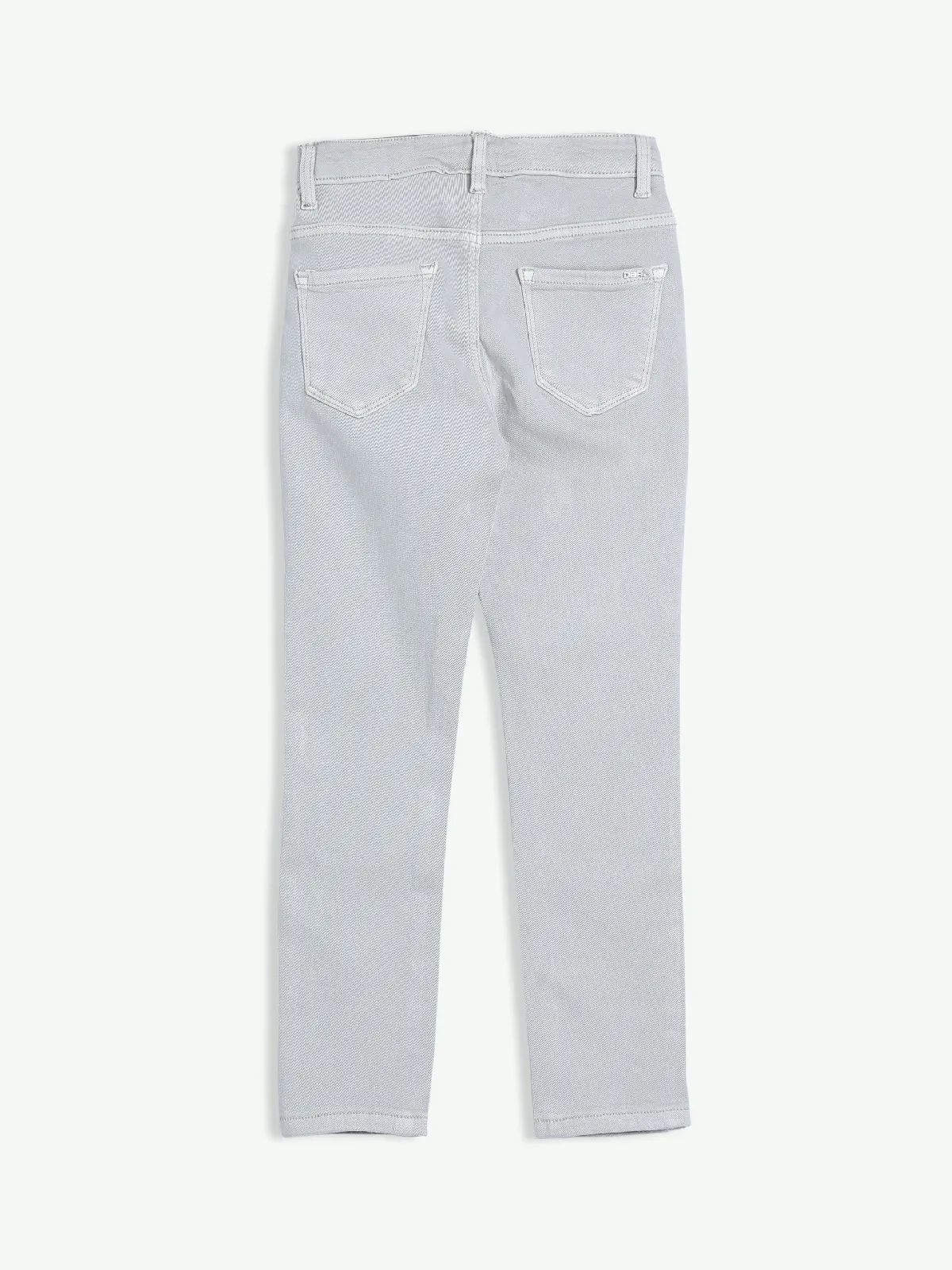 Deal denim beige solid jeans