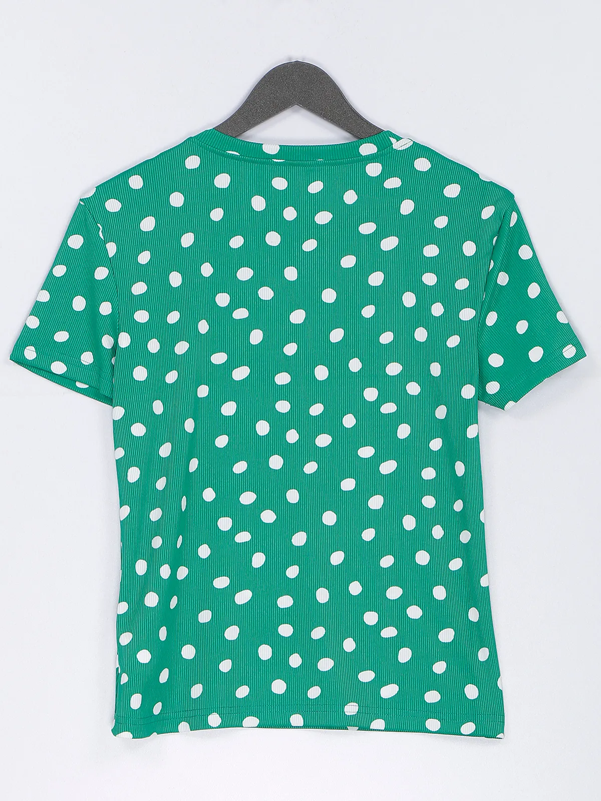 Deal green cotton printed t shirt