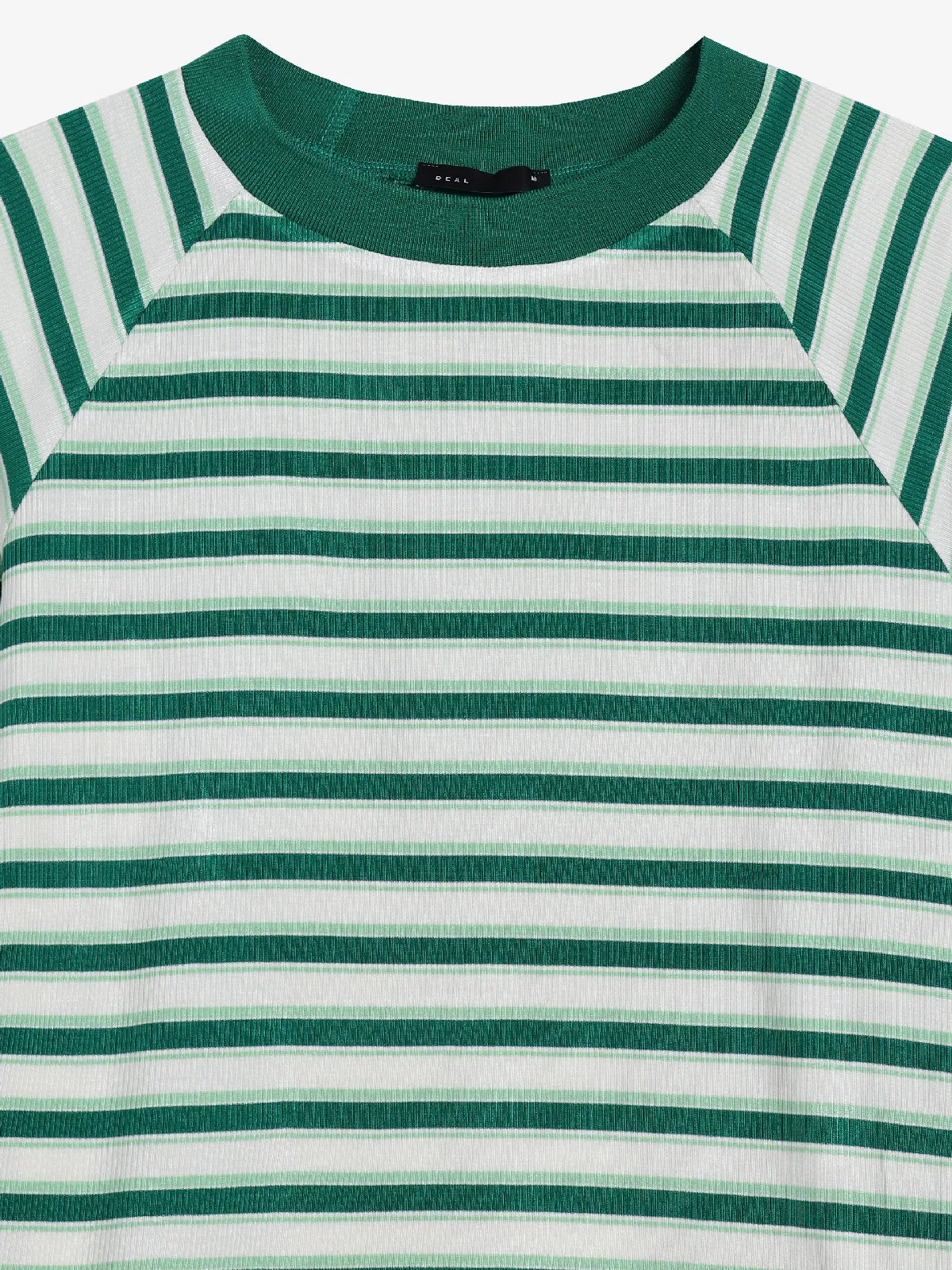 Deal green stripe top