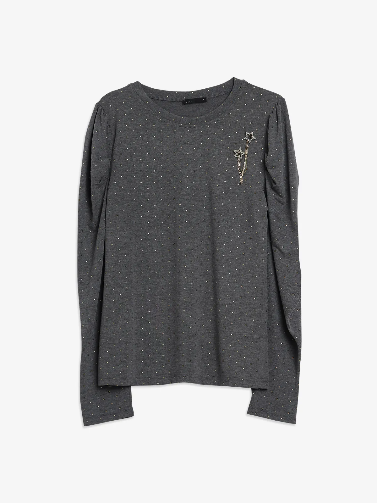 Deal grey cotton t shirt