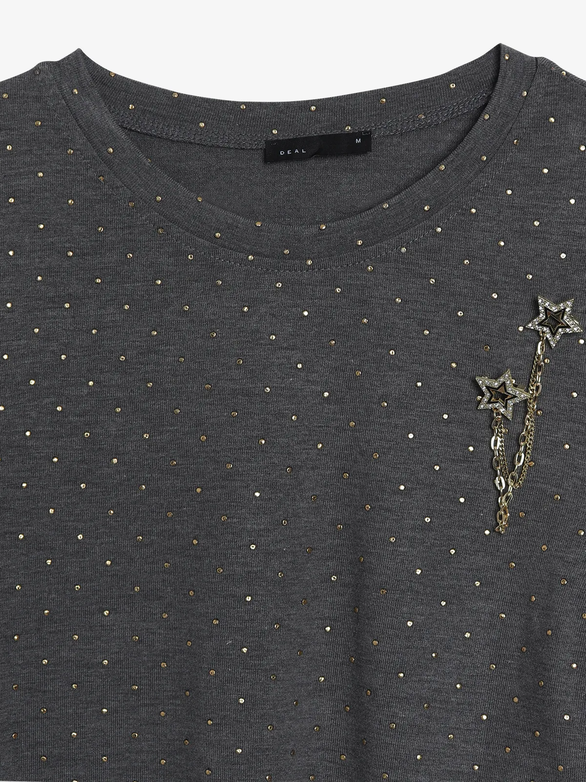 Deal grey cotton t shirt