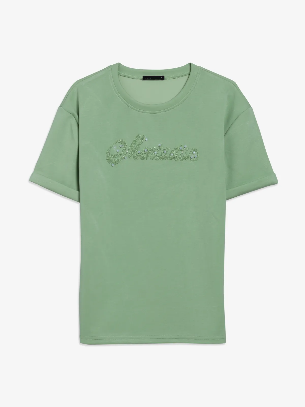 Deal pista green cotton t-shirt