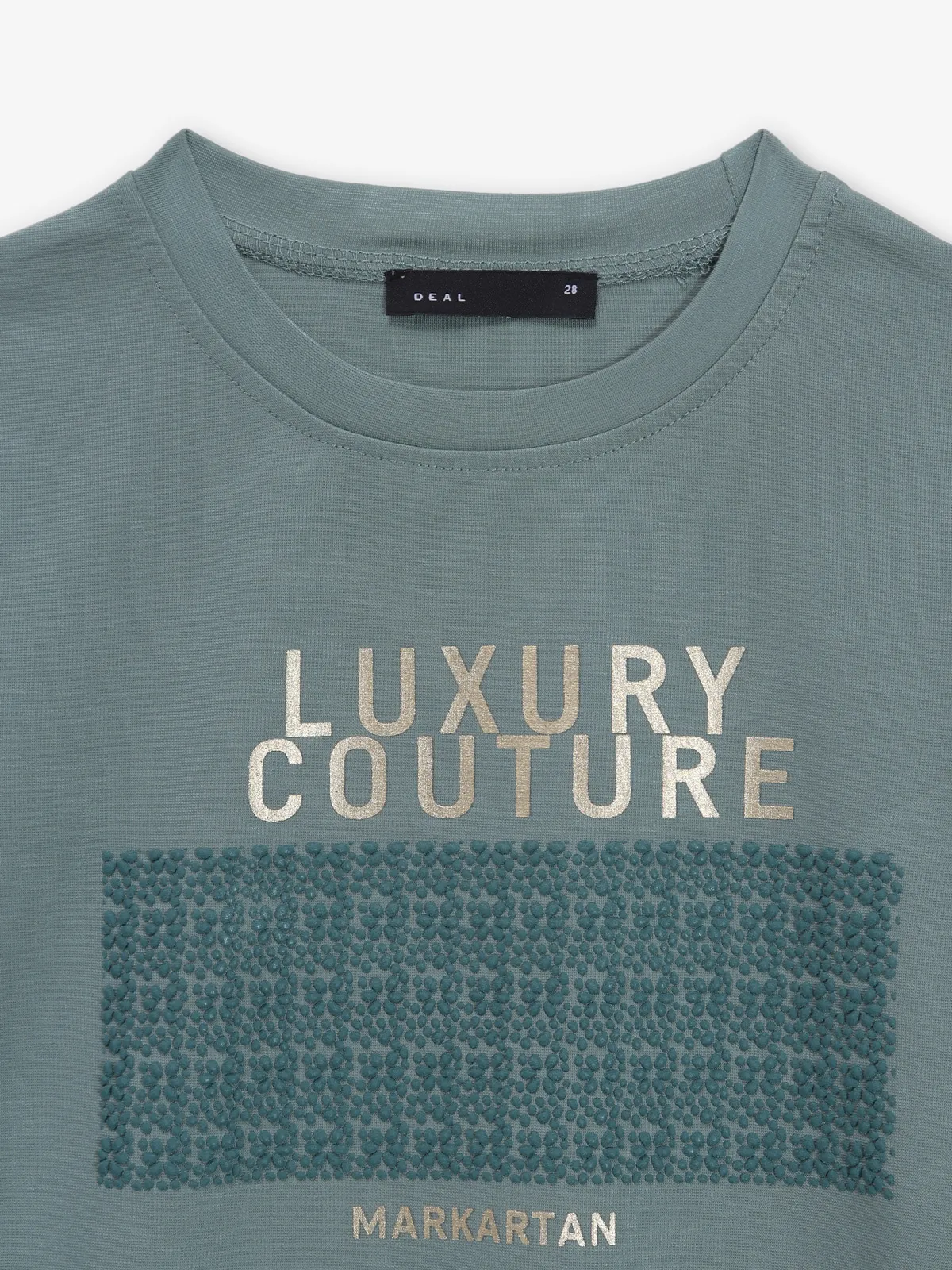 DEAL printed L.green cotton t-shirt