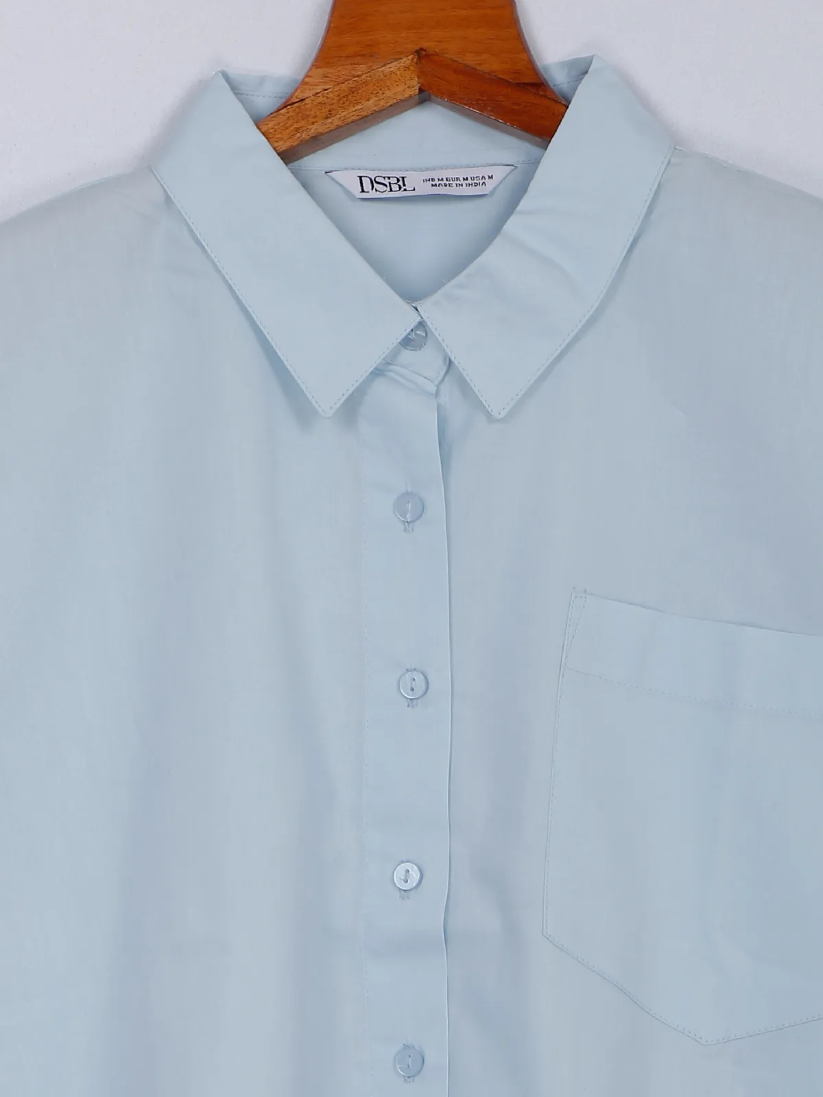 Desi Belle sky blue cotton shirt