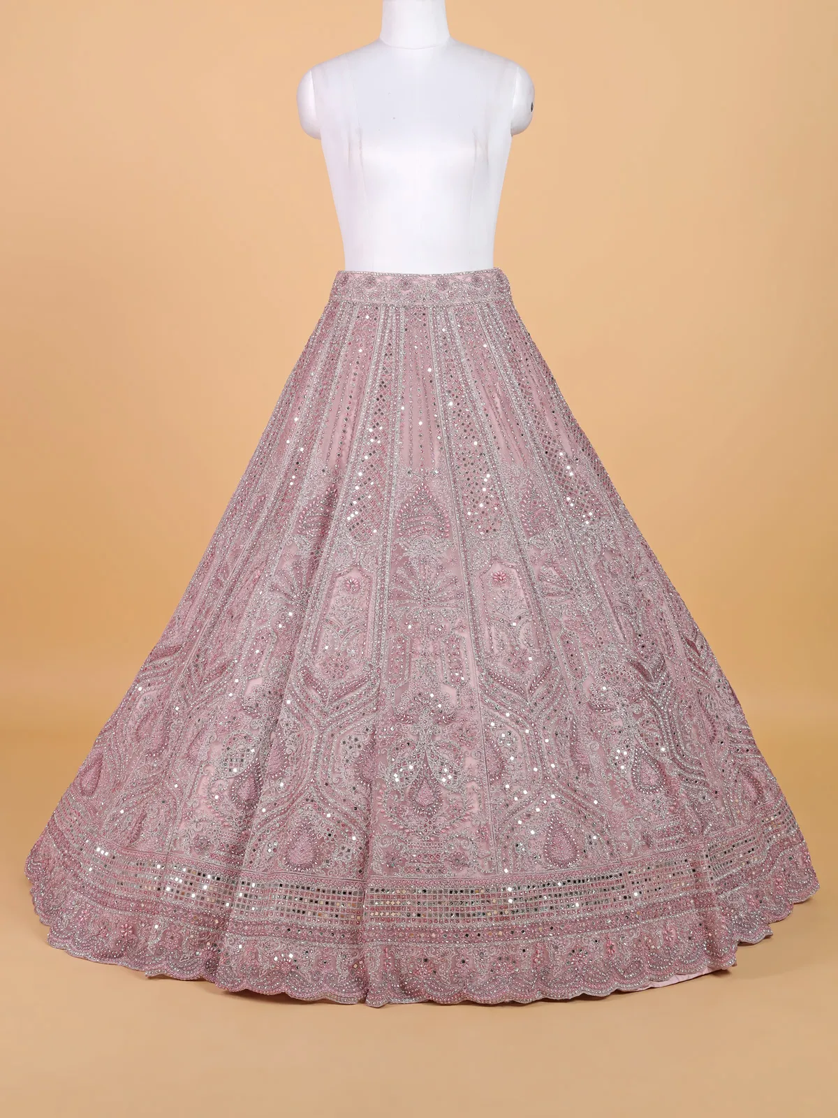 Fabulous light purple traditional lahenga choli