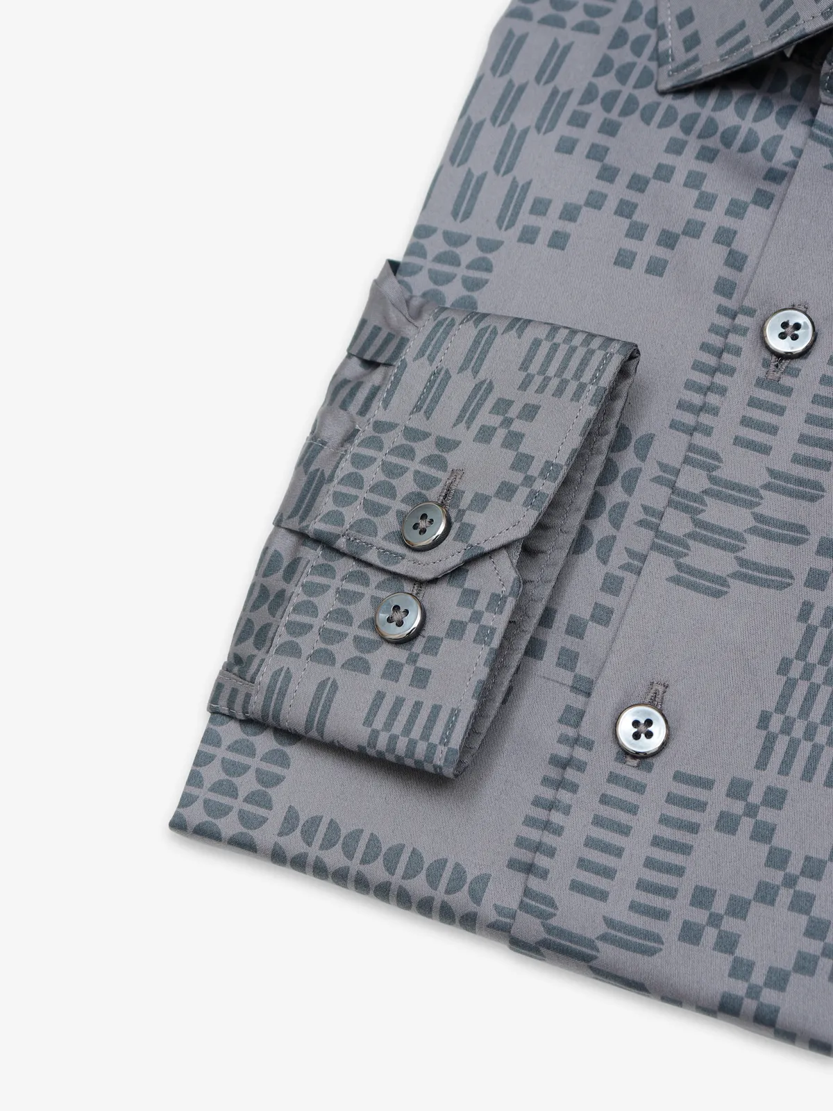 Fete grey full sleeves shirt