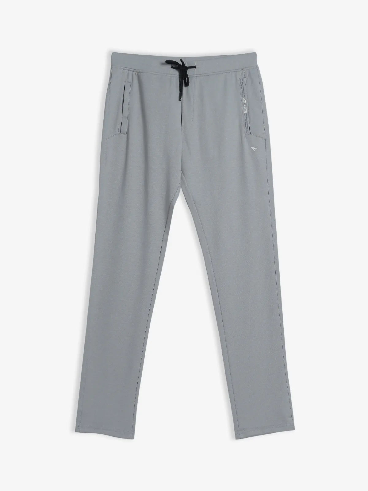 Freeze grey cotton plain track pant