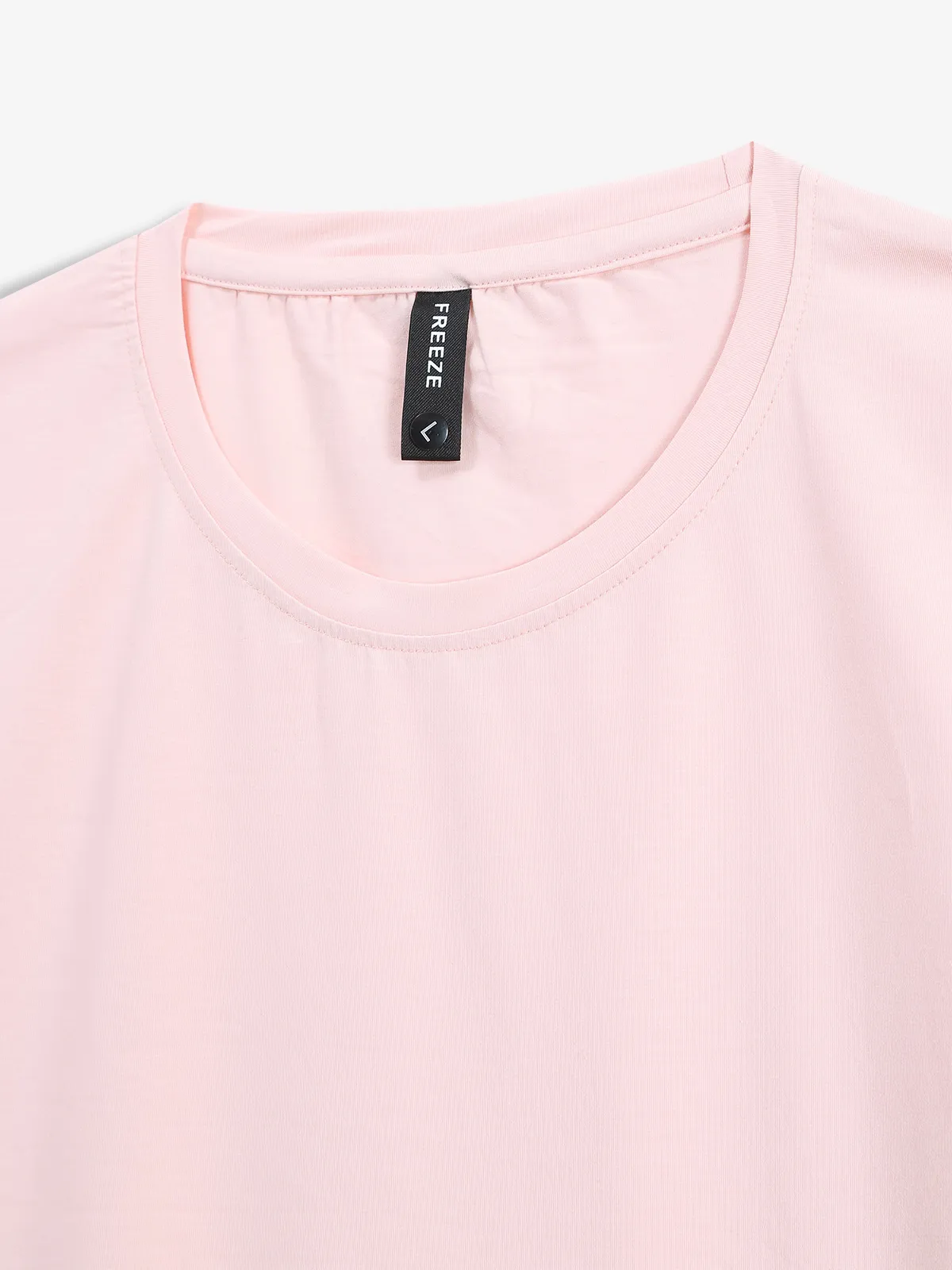 FREEZE light pink printed t-shirt