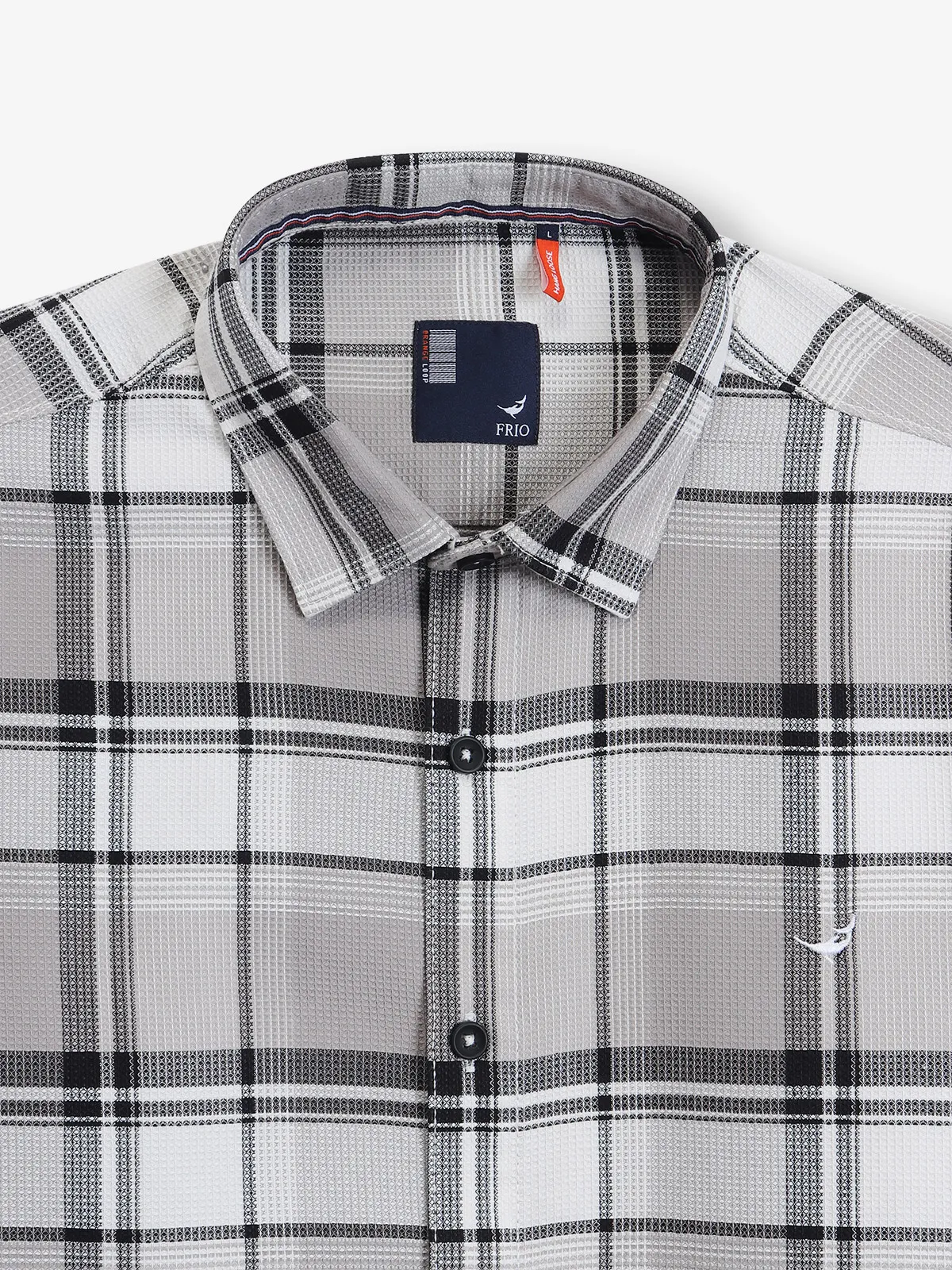 FRIO cotton white casual shirt