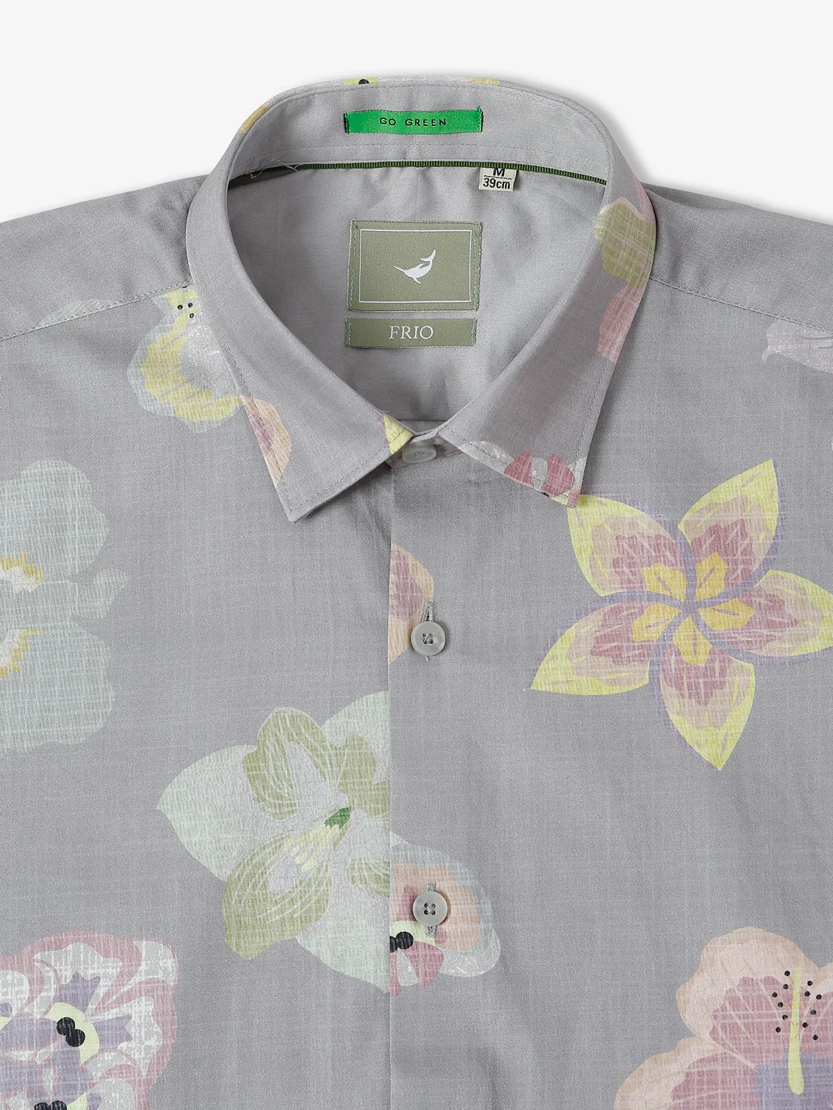 Frio grey floral printed shirt