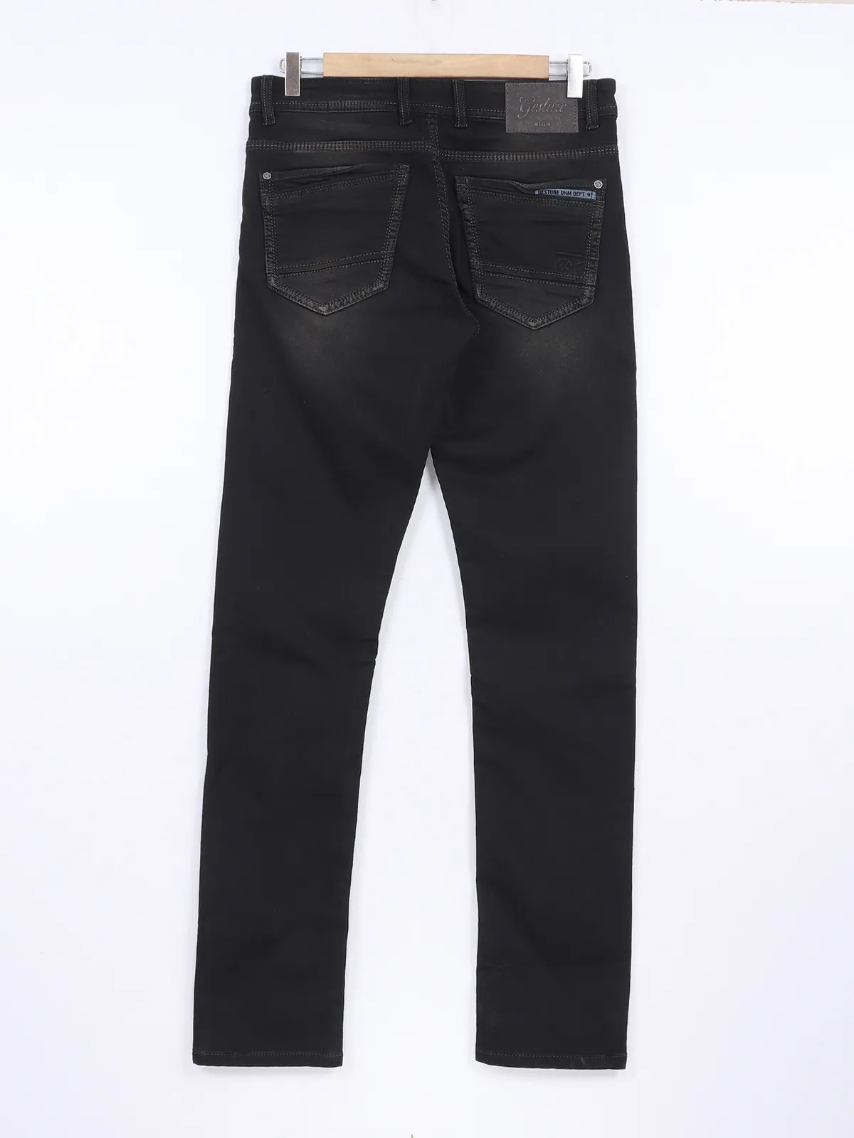 Gesture black casual jeans in washed