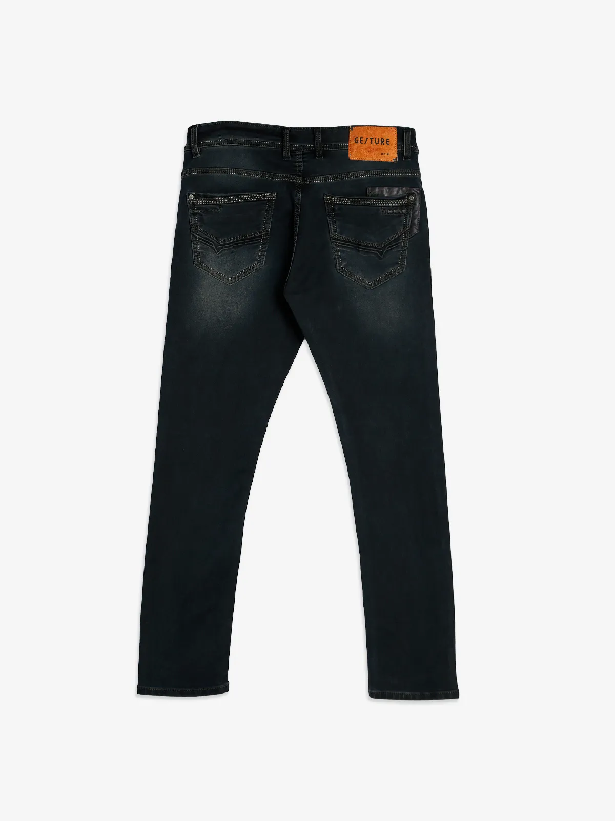 Gesture black washed men jeans