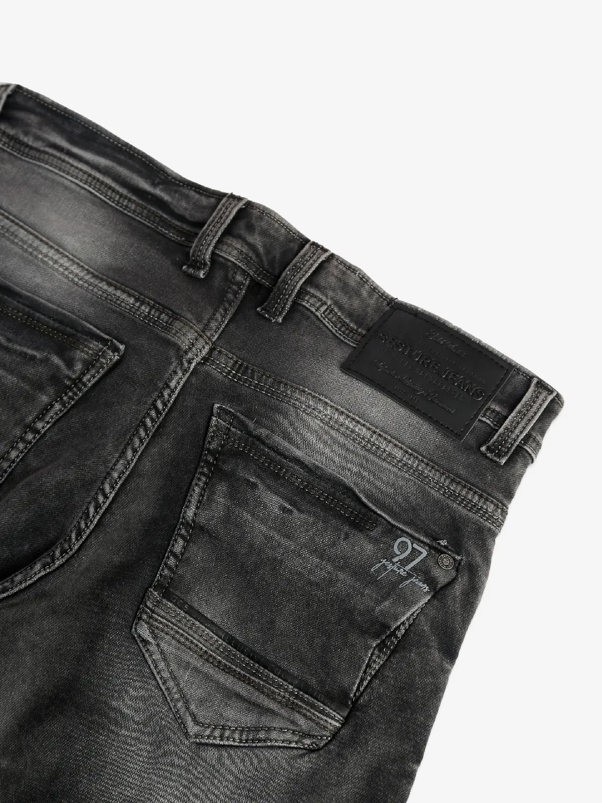 Gesture dark grey washed jeans