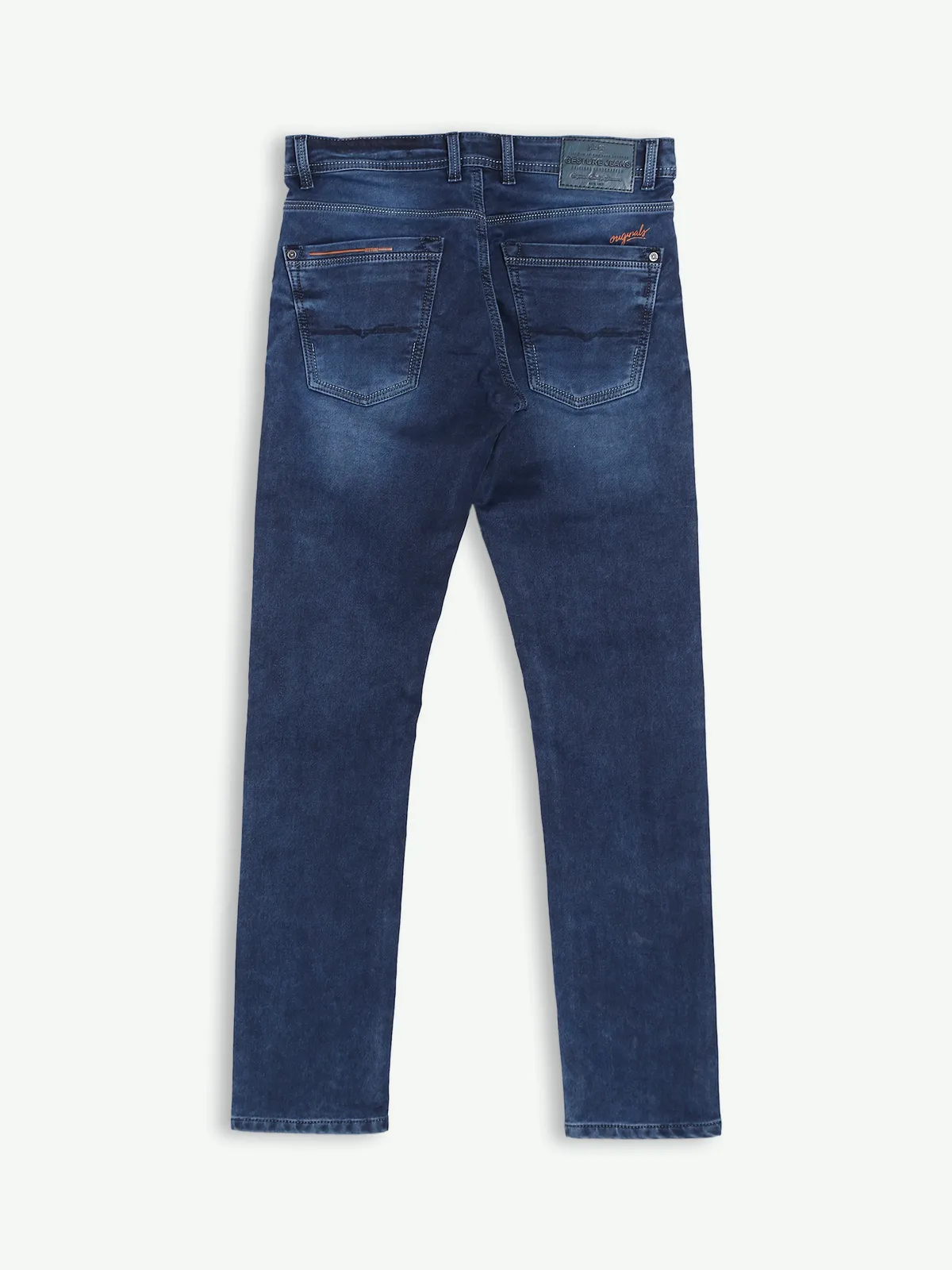 Gesture narrow fit blue jeans