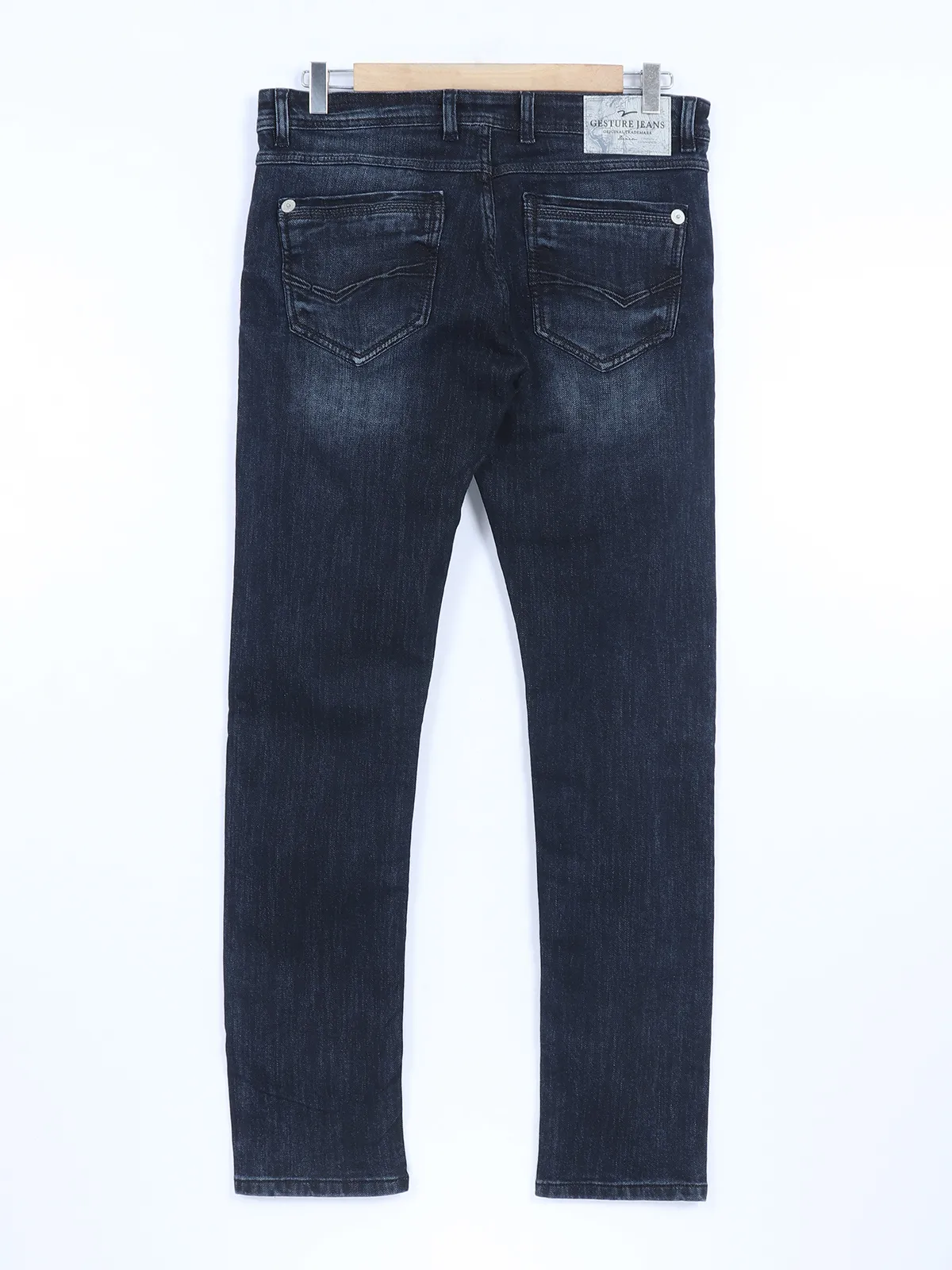 Gesture slim fit blue washed jeans