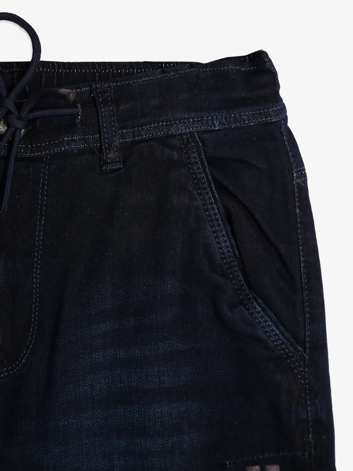 Gesture washed navy jeans