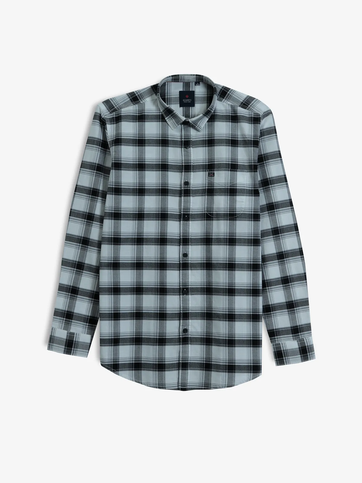 GIANTI grey checks casual shirt