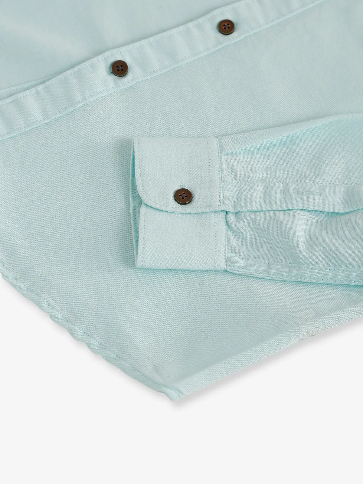 Gianti mint green cotton plain shirt