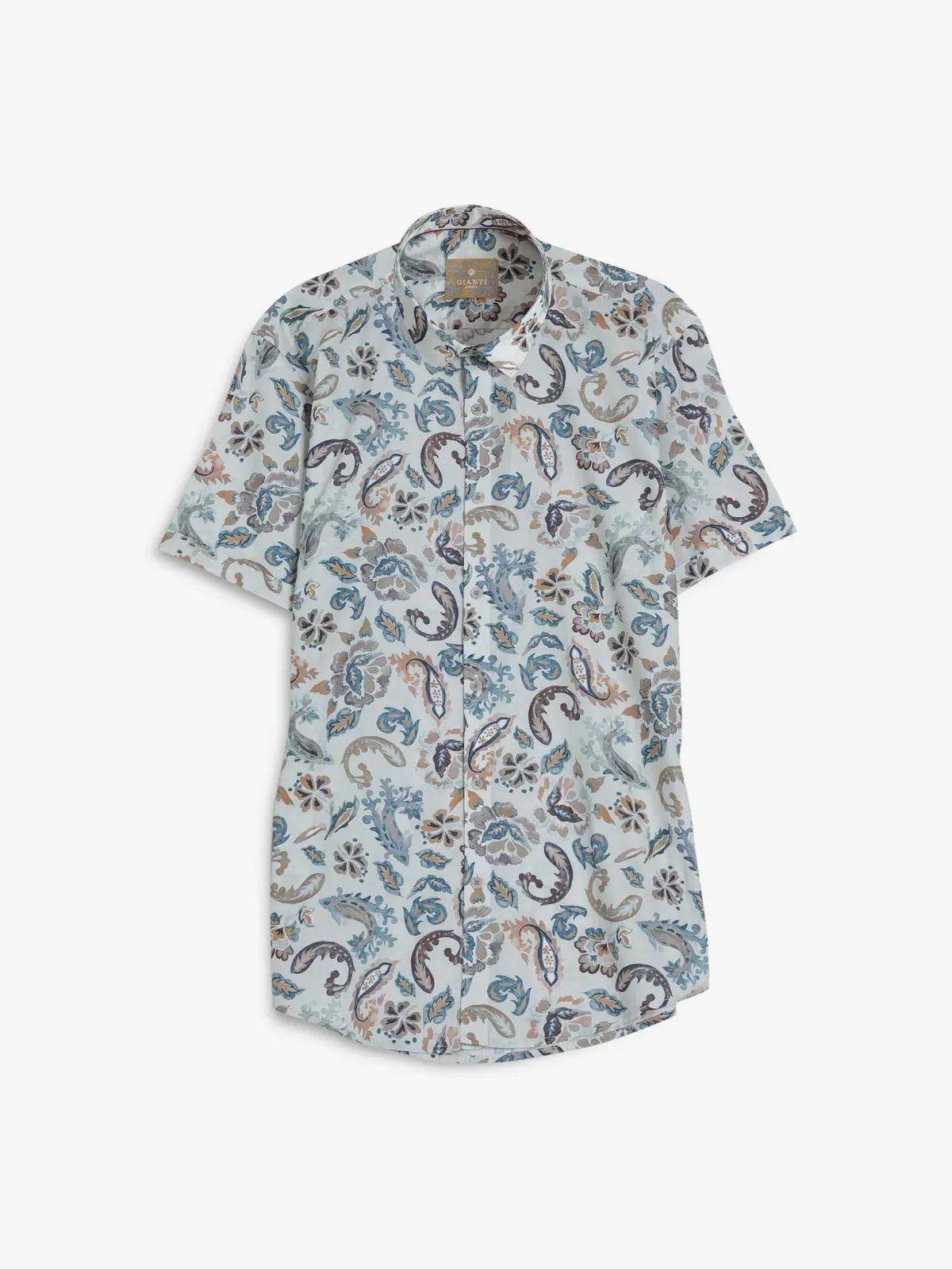 GIANTI multi color printed cotton shirt