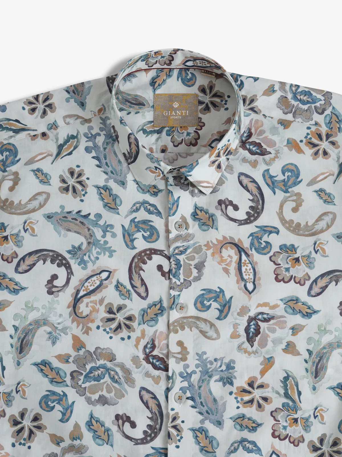 GIANTI multi color printed cotton shirt