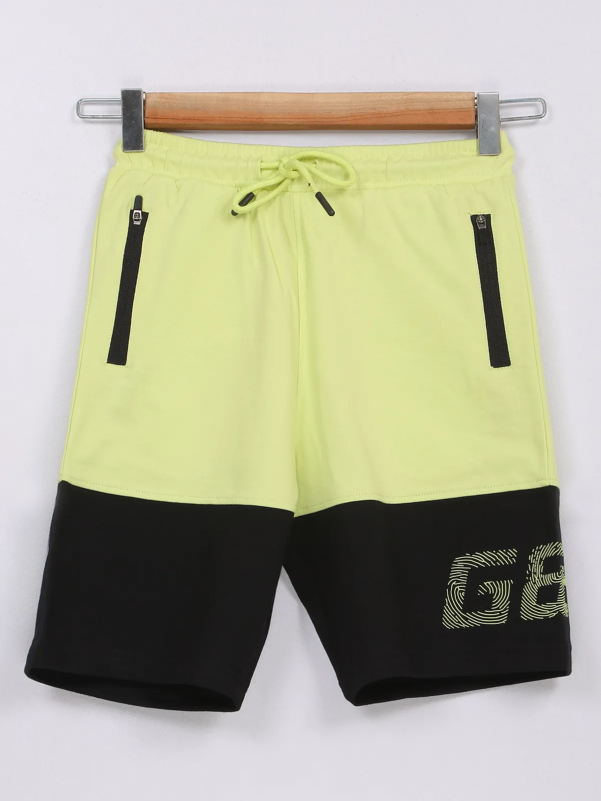 GINI&JONY neon green cotton shorts