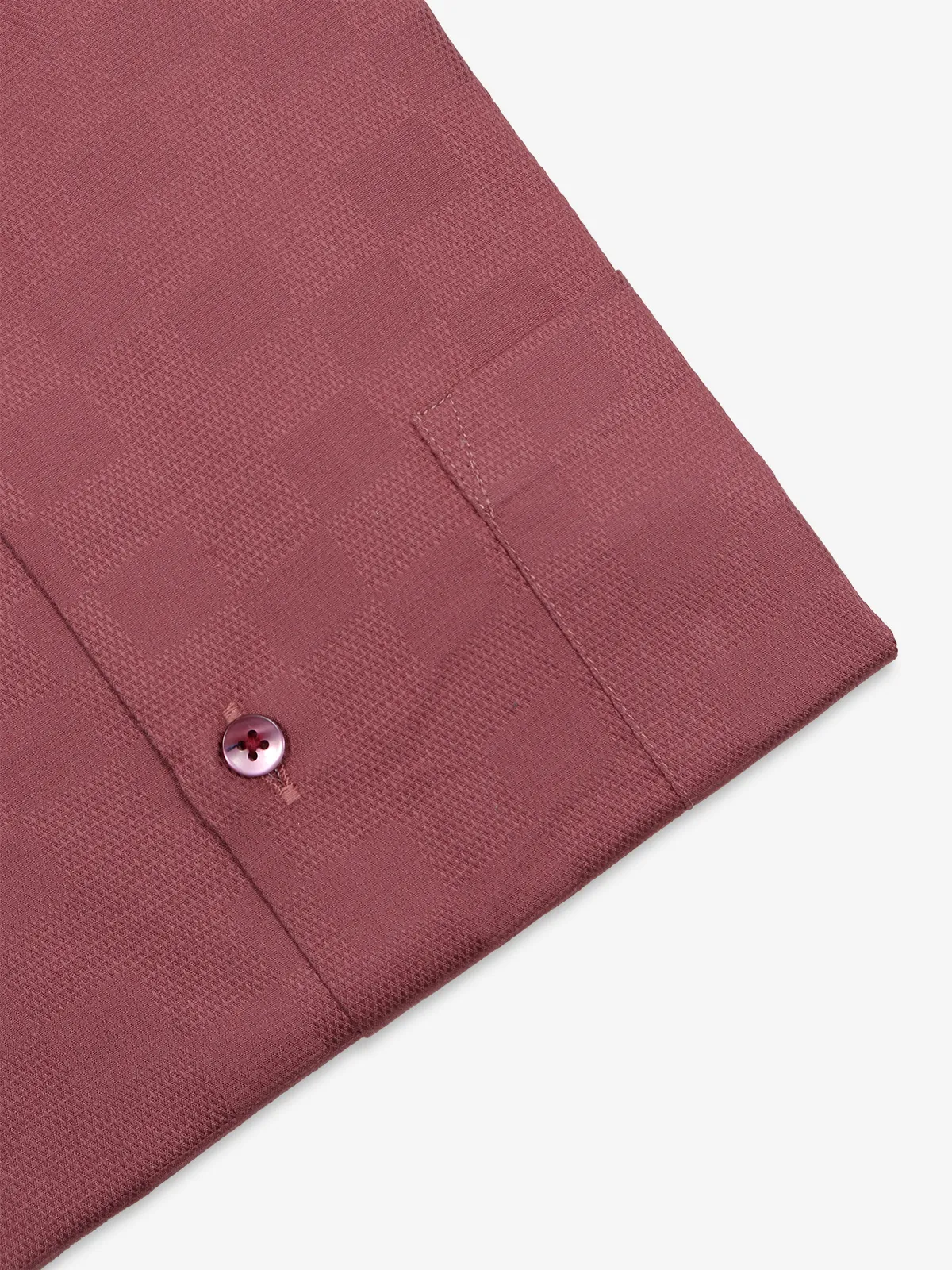 GINNETI onion pink cotton texture shirt