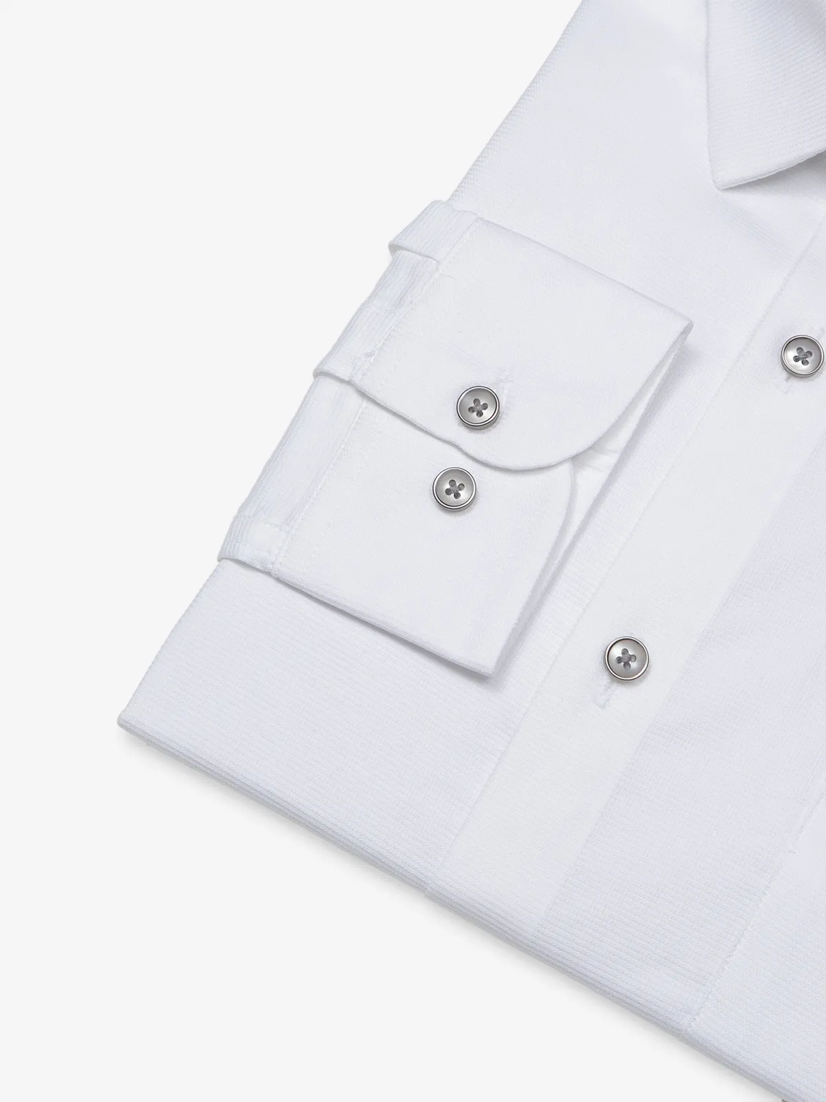 Ginneti plain cotton white shirt