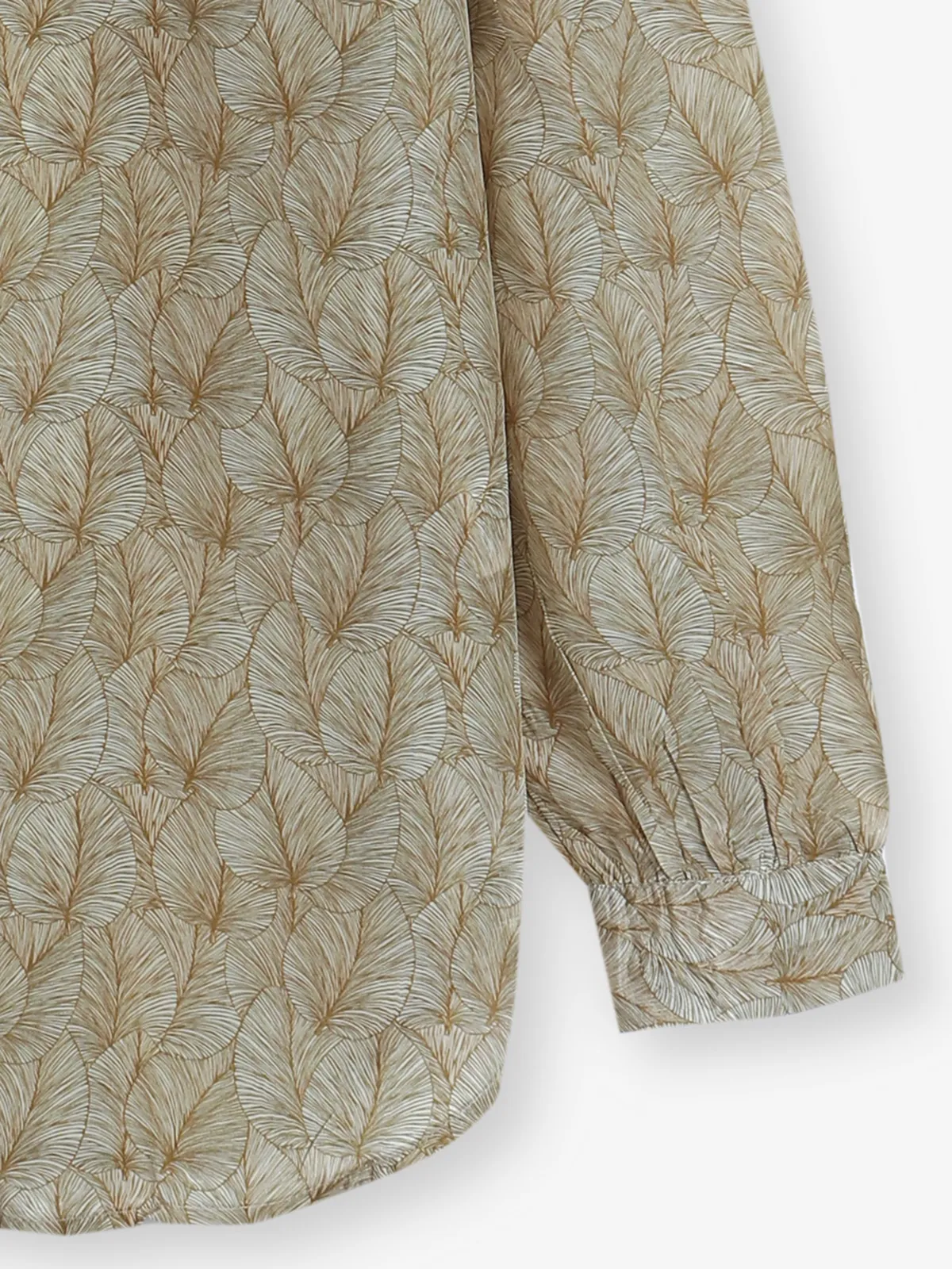 GLOBAL REPUBLIC beige printed shirt