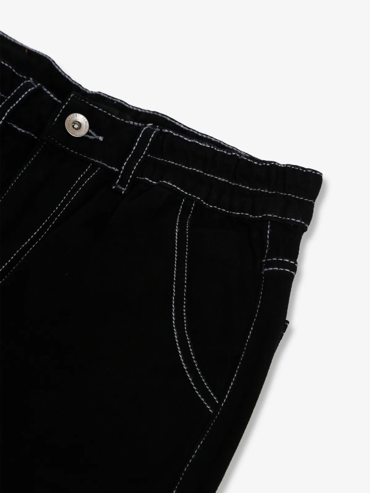 Global Republic black straight jeans