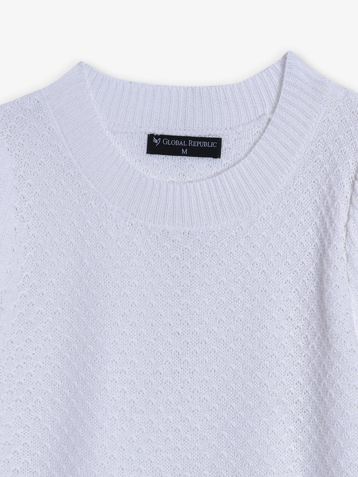 GLOBAL REPUBLIC white viscose top