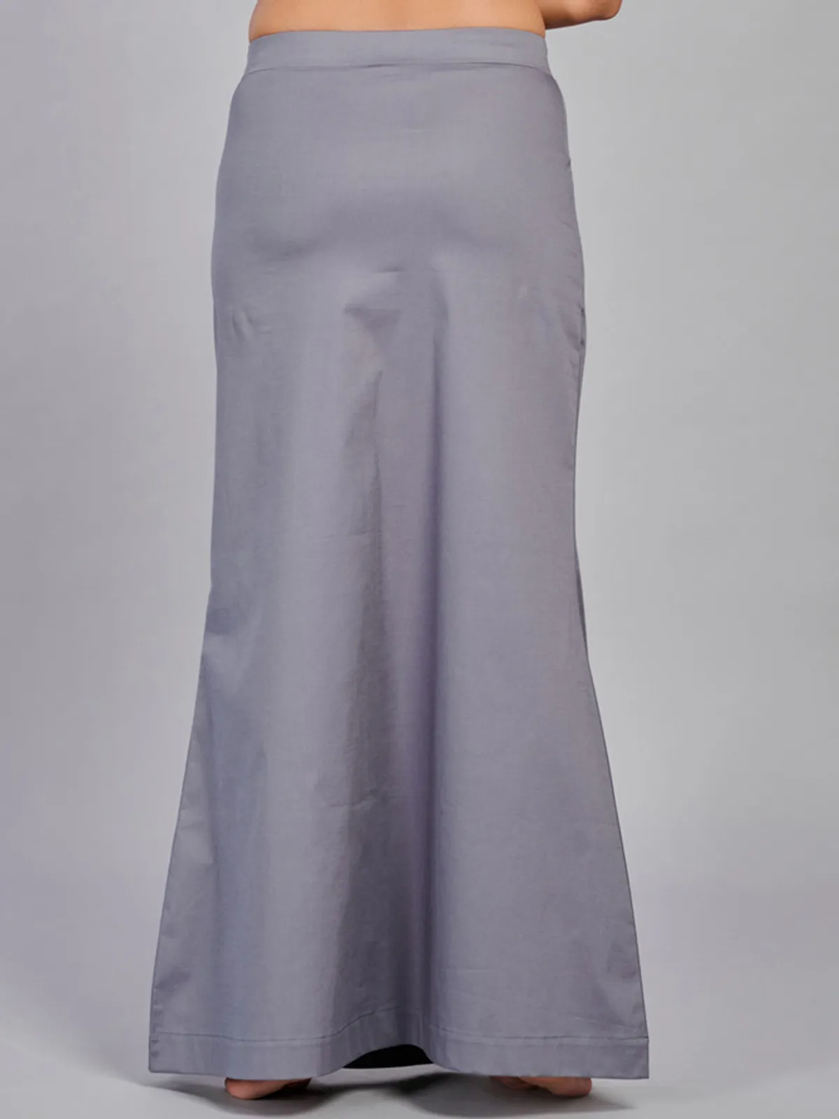 Grey plain saree shapewear