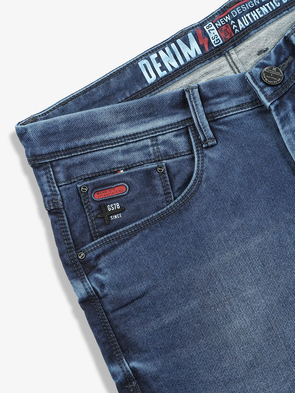 GS78 dark blue denim slim fit jeans