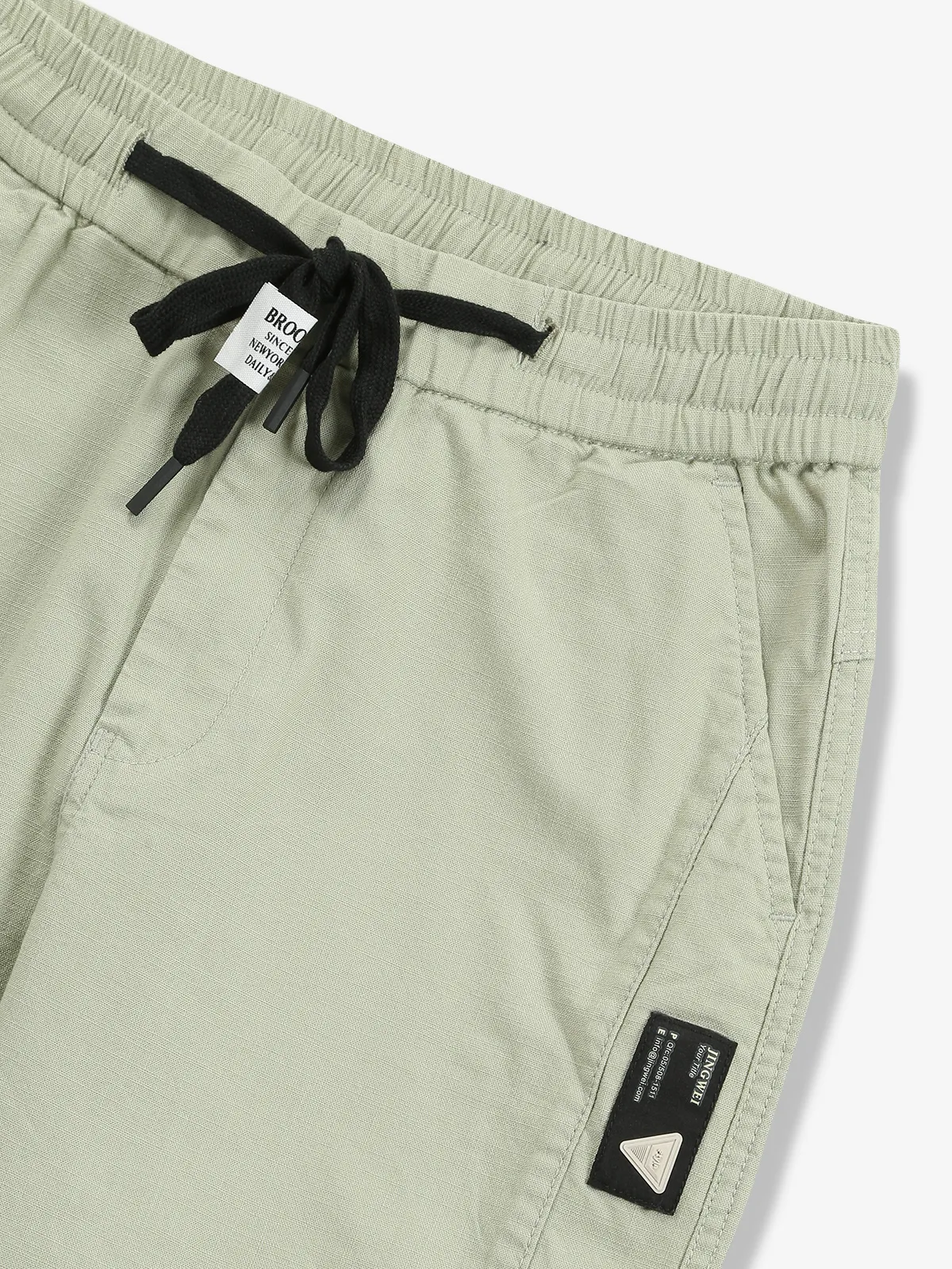 GS78 light green solid track pant