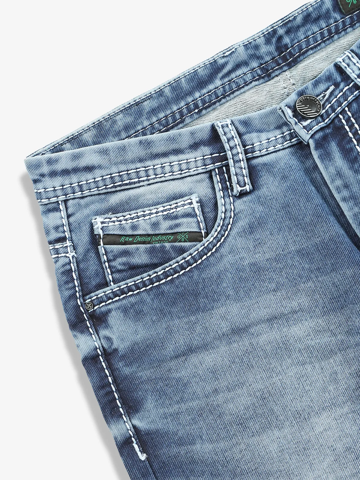 GS78 washed blue casual jeans