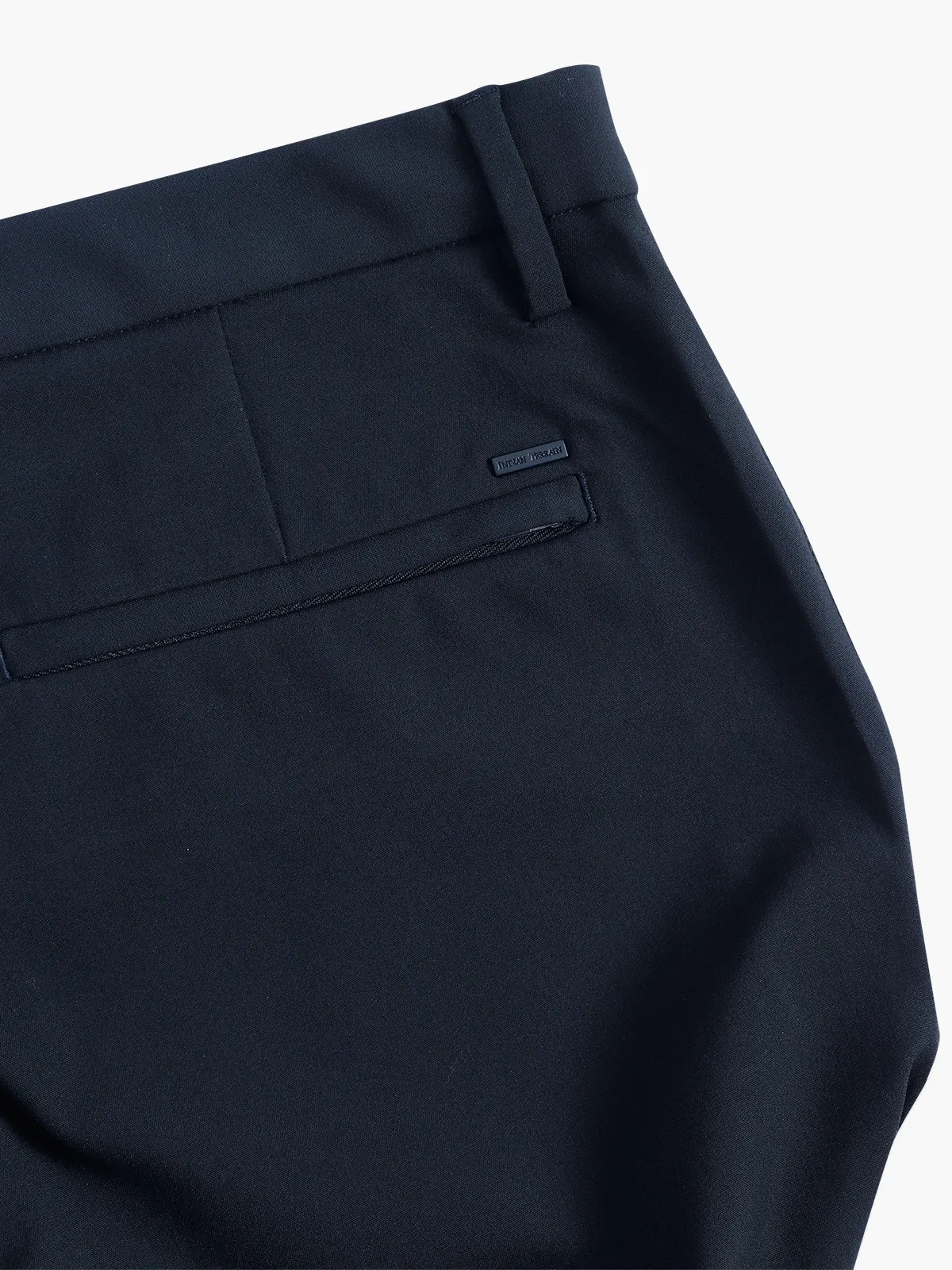Indian Terrain black urban fit cotton trouser