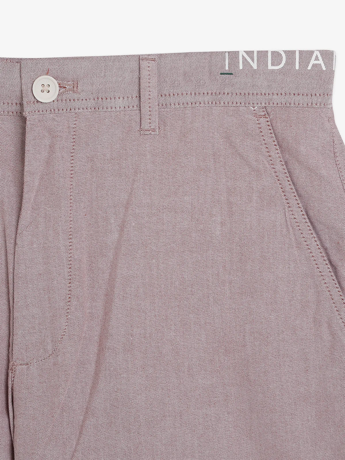 Indian Terrain cotton beige shorts-G3-MSO0662
