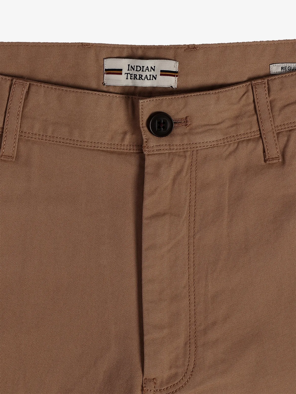 INDIAN TERRAIN khaki regular fit shorts