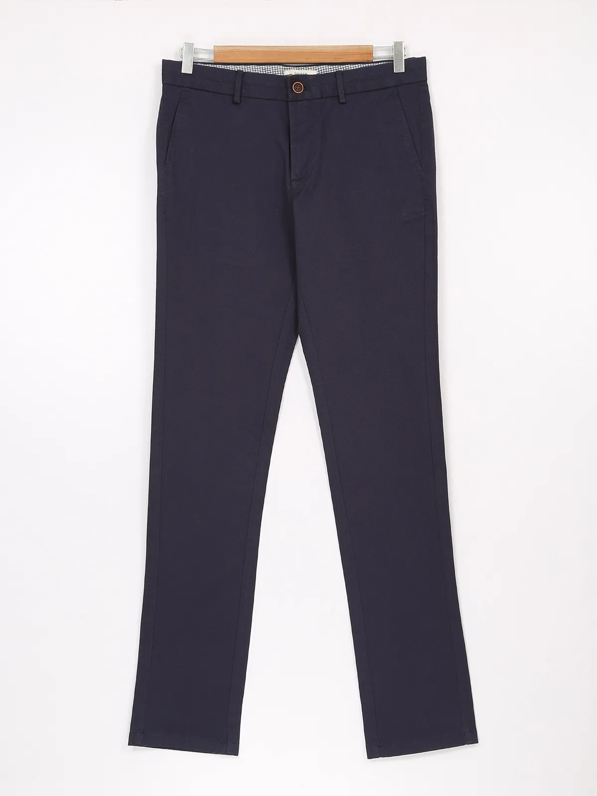 Indian Terrain navy solid trouser